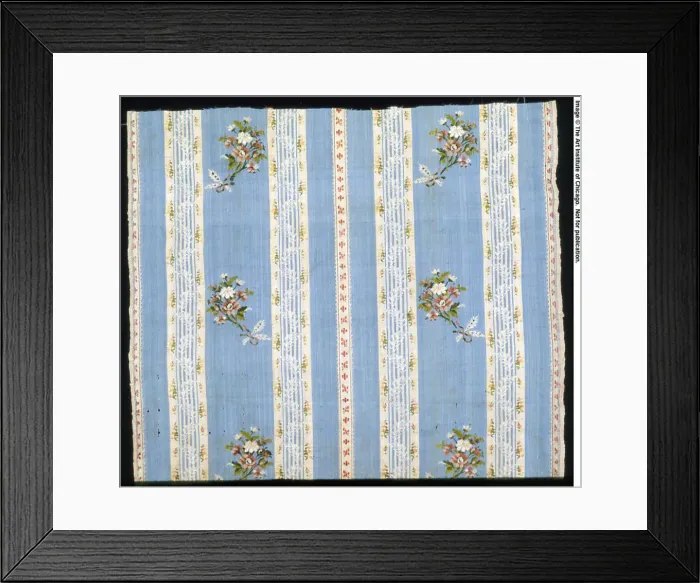 Framed Print : Fragment, France, Louis XVI period, 1774-1792, late 18th century. Creator: Unknown Framed Print : Fragment, France, Louis XVI period, 1774-1792, late 18th century. Creator: Unknown