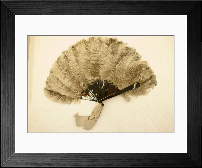 Framed Print : Fan, France, 1875 / 1880. Creator: Unknown Framed Print : Fan, France, 1875 / 1880. Creator: Unknown