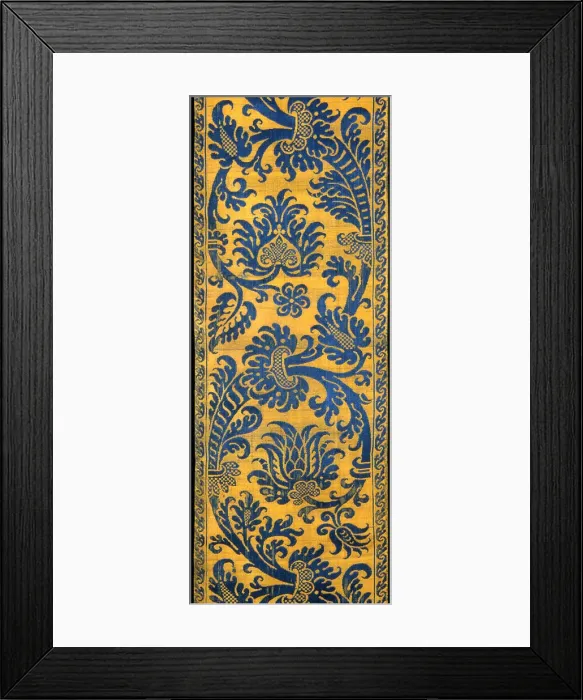Framed Print : Border, France, 1675 / 1700. Creator: Unknown Framed Print : Border, France, 1675 / 1700. Creator: Unknown