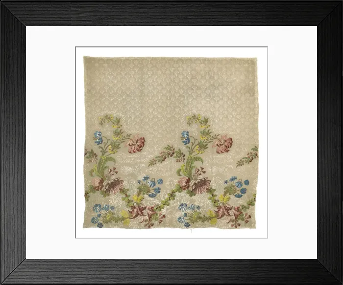 Framed Print : Fragment, France, 1750 / 75. Creator: Unknown Framed Print : Fragment, France, 1750 / 75. Creator: Unknown