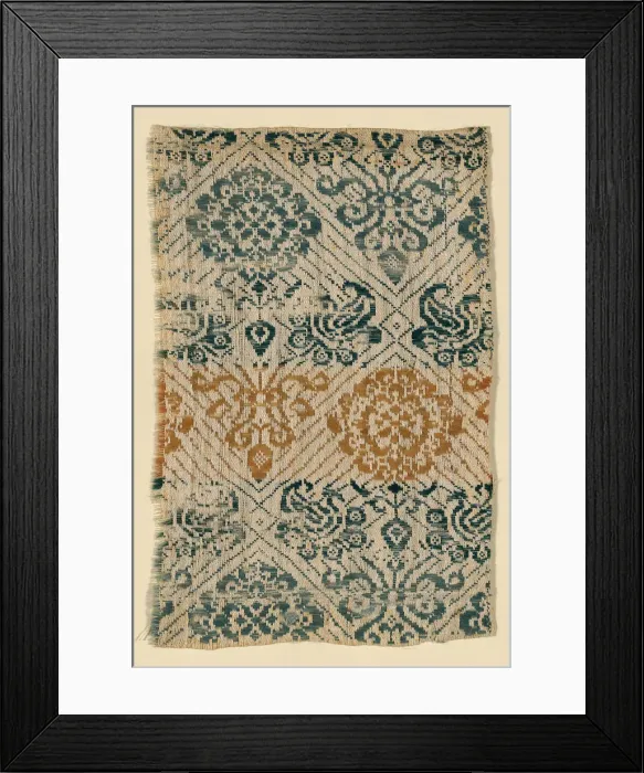 Framed Print : Fragment, Europe, 1650 / 1700. Creator: Unknown Framed Print : Fragment, Europe, 1650 / 1700. Creator: Unknown