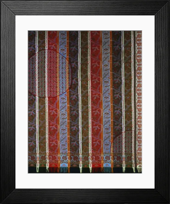 Framed Print : Square Shawl, Europe, 1840 / 55. Creator: Unknown Framed Print : Square Shawl, Europe, 1840 / 55. Creator: Unknown