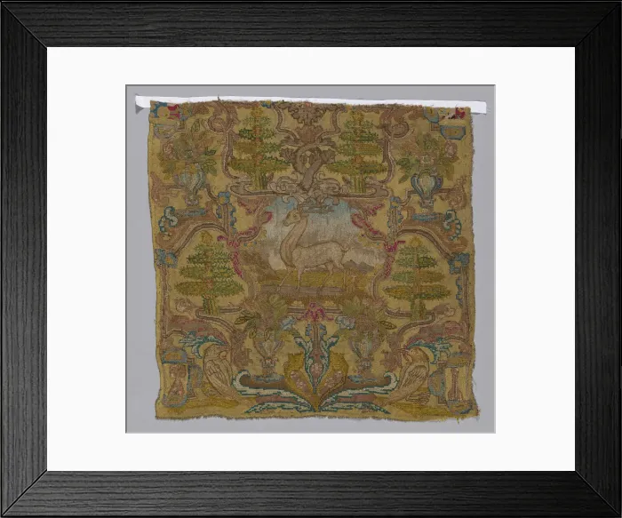 Framed Print : Chair Seat, France, 17th century. Creator: Unknown Framed Print : Chair Seat, France, 17th century. Creator: Unknown