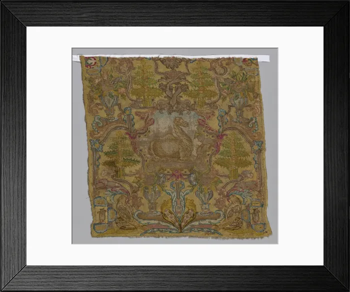Framed Print : Chair Seat, France, 17th century. Creator: Unknown Framed Print : Chair Seat, France, 17th century. Creator: Unknown
