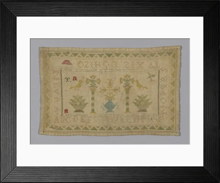 Framed Print : Sampler, France, 1775 / 1825. Creator: Unknown Framed Print : Sampler, France, 1775 / 1825. Creator: Unknown