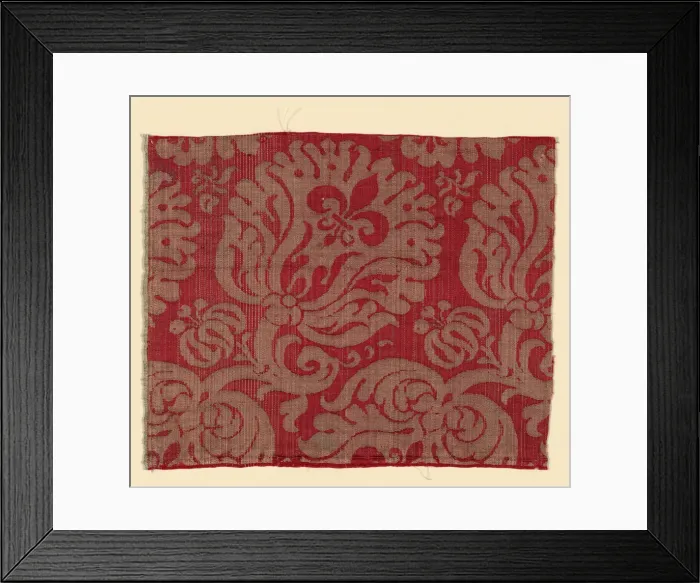 Framed Print : Fragment, France, 1601 / 25, Louis XIII period. Creator: Unknown Framed Print : Fragment, France, 1601 / 25, Louis XIII period. Creator: Unknown