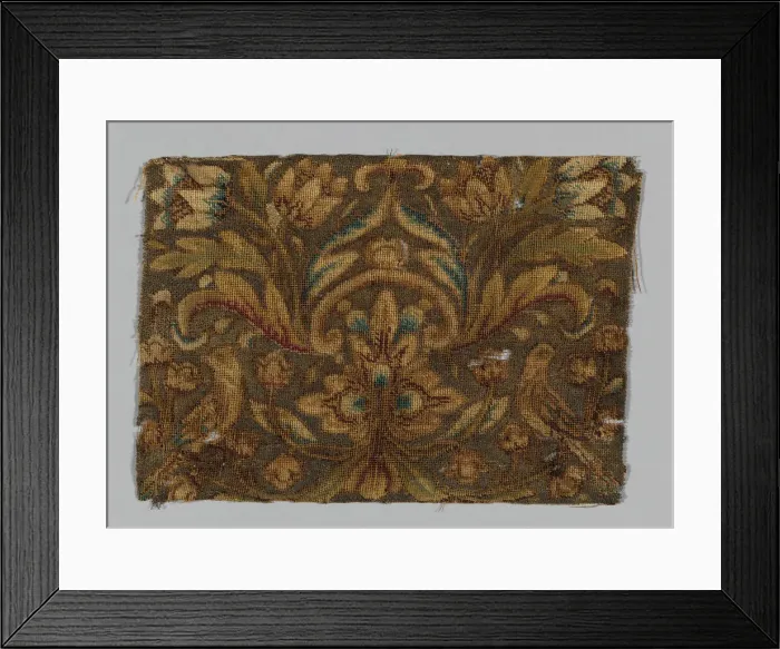 Framed Print : Fragment, France, 17th century. Creator: Unknown Framed Print : Fragment, France, 17th century. Creator: Unknown