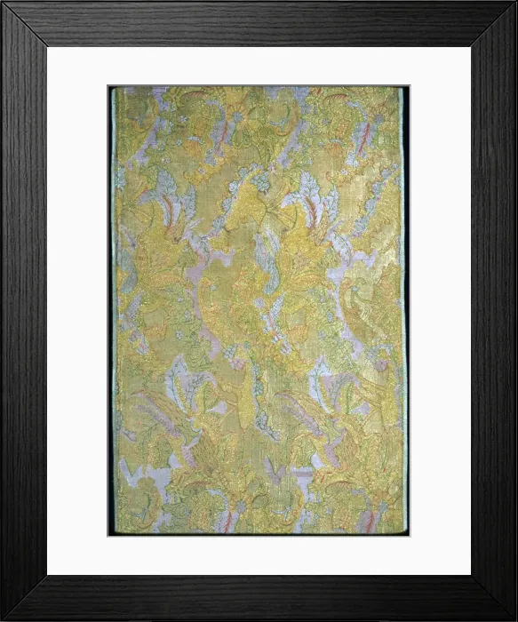 Framed Print : Panel (Dress Fabric), France, c. 1718 / 19. Creator: Unknown Framed Print : Panel (Dress Fabric), France, c. 1718 / 19. Creator: Unknown