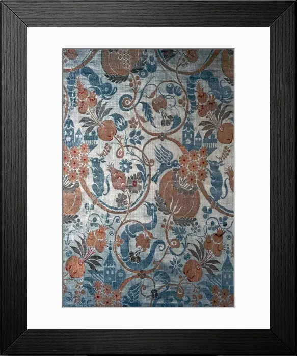 Framed Print : Panel, France, c. 1707 / 08. Creator: Unknown Framed Print : Panel, France, c. 1707 / 08. Creator: Unknown