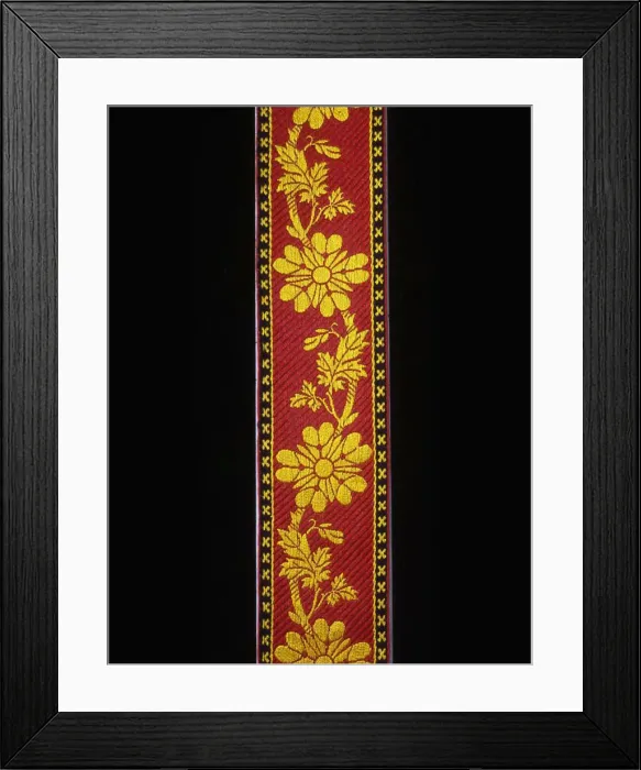 Framed Print : Border or Ribbon, France, c. 1830. Creator: Unknown