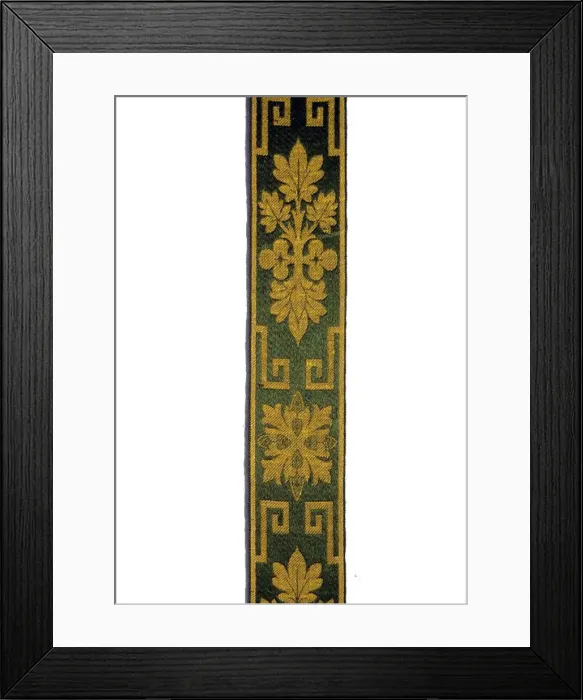 Framed Print : Border or Ribbon, France, 1860s. Creator: Unknown