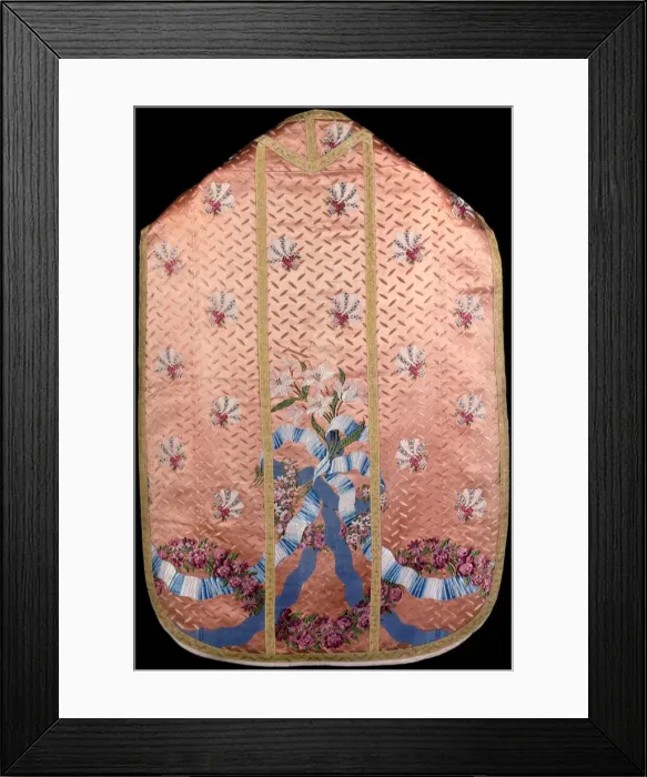Framed Print : Chasuble, France, 1750 / 1800. Creator: Unknown Framed Print : Chasuble, France, 1750 / 1800. Creator: Unknown