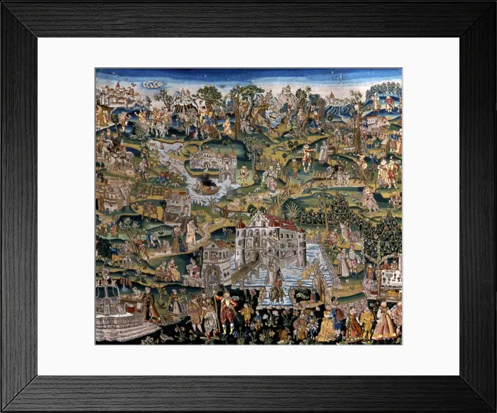 Framed Print : A Day in the LIfe of a French Nobleman, France, 17th century. Creator: Unknown Framed Print : A Day in the LIfe of a French Nobleman, France, 17th century. Creator: Unknown