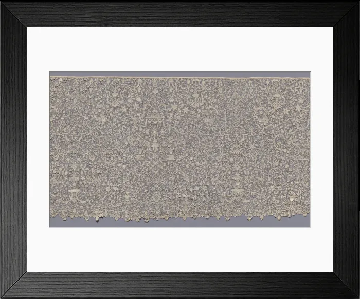 Framed Print : Flounce, France, c. 1700. Creator: Unknown Framed Print : Flounce, France, c. 1700. Creator: Unknown