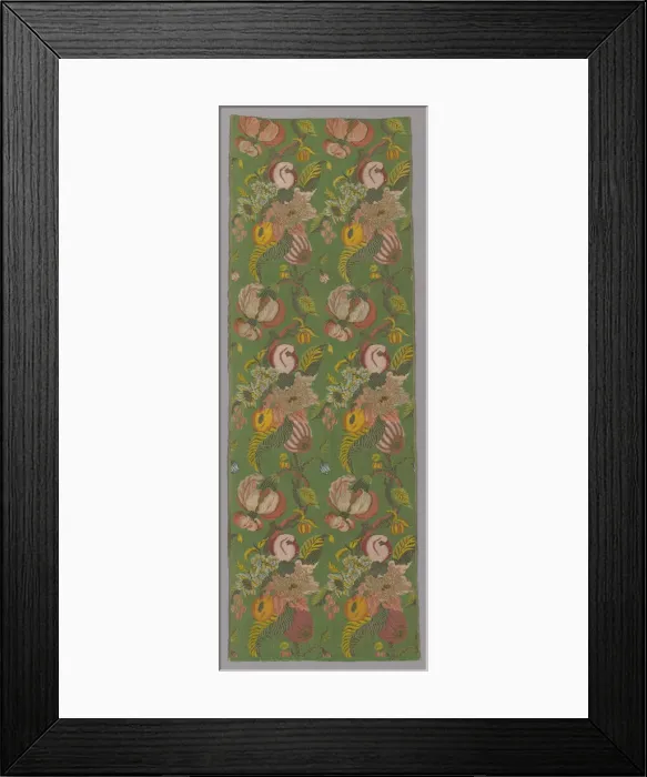 Framed Print : Length of Woven Silk, France, 1735 / 38. Creator: Unknown Framed Print : Length of Woven Silk, France, 1735 / 38. Creator: Unknown