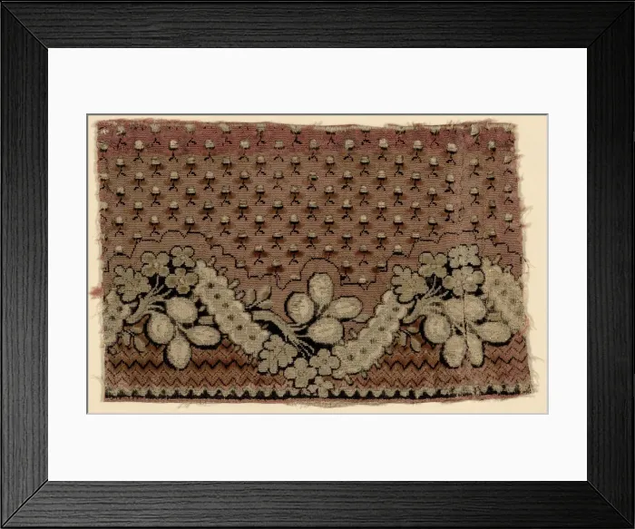 Framed Print : Fragment, France, 1750 / 75. Creator: Unknown Framed Print : Fragment, France, 1750 / 75. Creator: Unknown