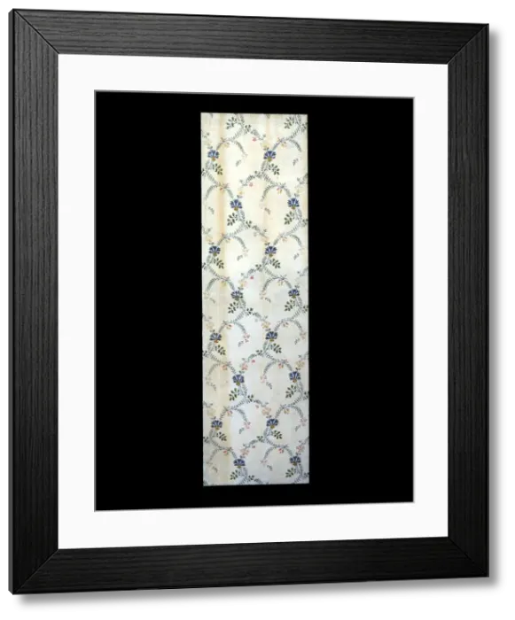 Framed Print : Panel (Style of Toile Normande), France, 1750 / 1800. Creator: Unknown Framed Print : Panel (Style of Toile Normande), France, 1750 / 1800. Creator: Unknown