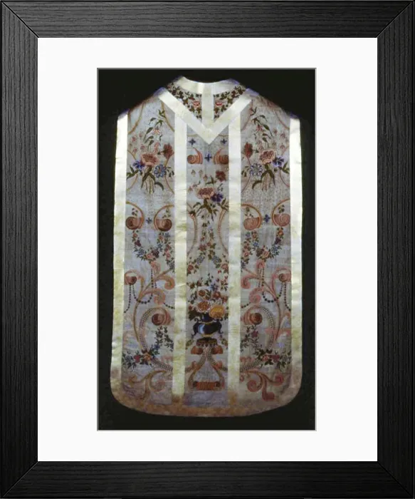 Framed Print : Chasuble, France, 1725 / 75. Creator: Unknown Framed Print : Chasuble, France, 1725 / 75. Creator: Unknown