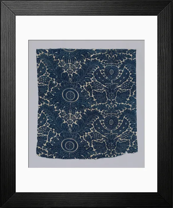 Framed Print : Fragment, France, 18th century. Creator: Unknown Framed Print : Fragment, France, 18th century. Creator: Unknown