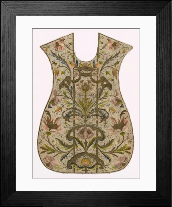 Framed Print : Chasuble (Front), Italy, 1701 / 25. Creator: Unknown Framed Print : Chasuble (Front), Italy, 1701 / 25. Creator: Unknown
