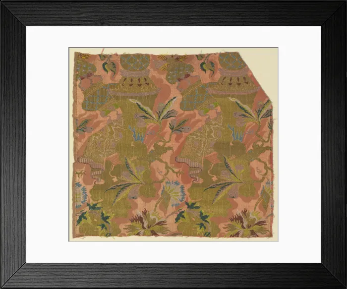 Framed Print : Fragment, France, c. 1705 / 06. Creator: Unknown Framed Print : Fragment, France, c. 1705 / 06. Creator: Unknown