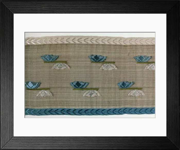 Framed Print : Sample Book of Gauze Ribbon Swatches, France, 19th century. Creator: Unknown Framed Print : Sample Book of Gauze Ribbon Swatches, France, 19th century. Creator: Unknown