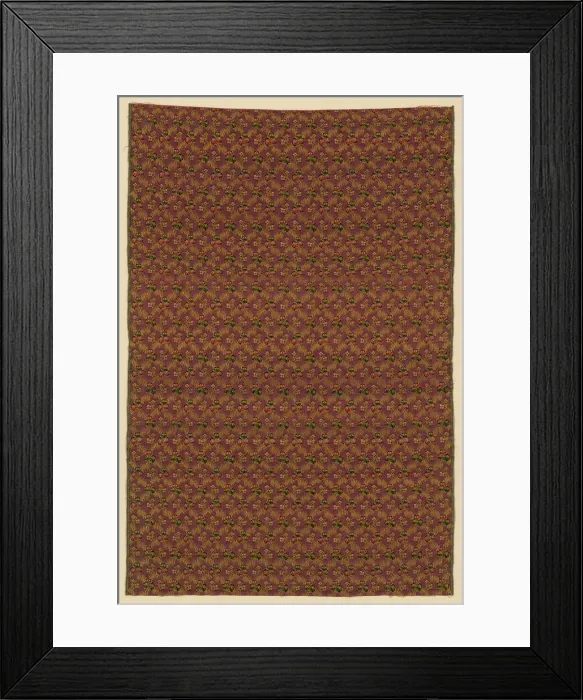 Framed Print : Panel (Mans Suiting Fabric), France, 1801 / 25. Creator: Unknown Framed Print : Panel (Mans Suiting Fabric), France, 1801 / 25. Creator: Unknown