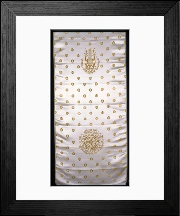 Framed Print : Chair Cover, France, 1800 / 25. Creator: Unknown Framed Print : Chair Cover, France, 1800 / 25. Creator: Unknown