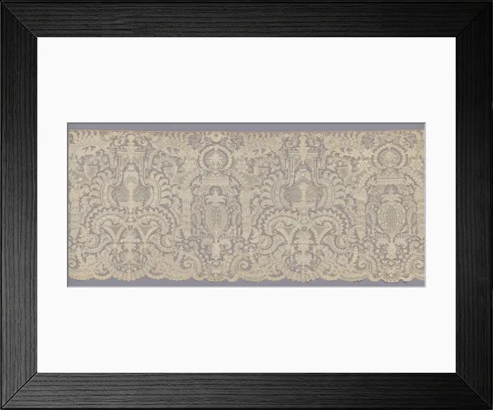 Framed Print : Flounce, France, 1701 / 25. Creator: Unknown Framed Print : Flounce, France, 1701 / 25. Creator: Unknown