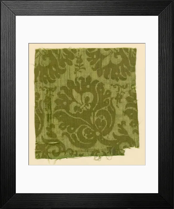 Framed Print : Fragment, France, Louis XIII period (1610-1643), early 17th century. Creator: Unknown Framed Print : Fragment, France, Louis XIII period (1610-1643), early 17th century. Creator: Unknown