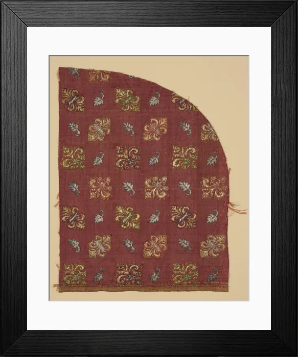 Framed Print : Fragment, Italy, Mid-17th century. Creator: Unknown Framed Print : Fragment, Italy, Mid-17th century. Creator: Unknown