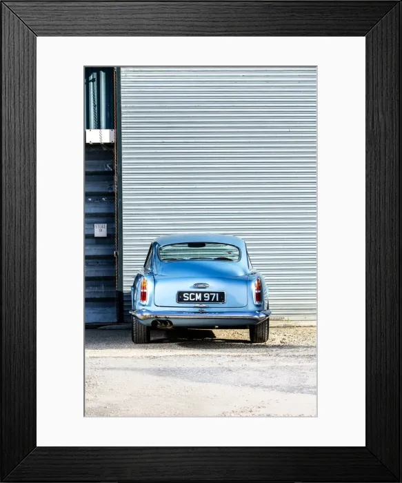 Framed Print : Rear view of a 1961 Aston Martin DB4 GT SWB lightweight. Creator: Unknown Framed Print : Rear view of a 1961 Aston Martin DB4 GT SWB lightweight. Creator: Unknown