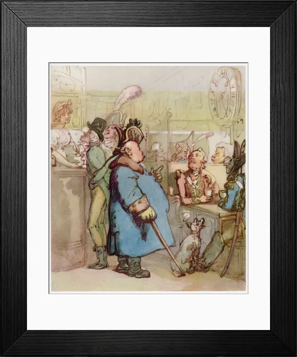 Framed Print : The Pretty Bar Maid, c1780-1825. Creator: Thomas Rowlandson Framed Print : The Pretty Bar Maid, c1780-1825. Creator: Thomas Rowlandson