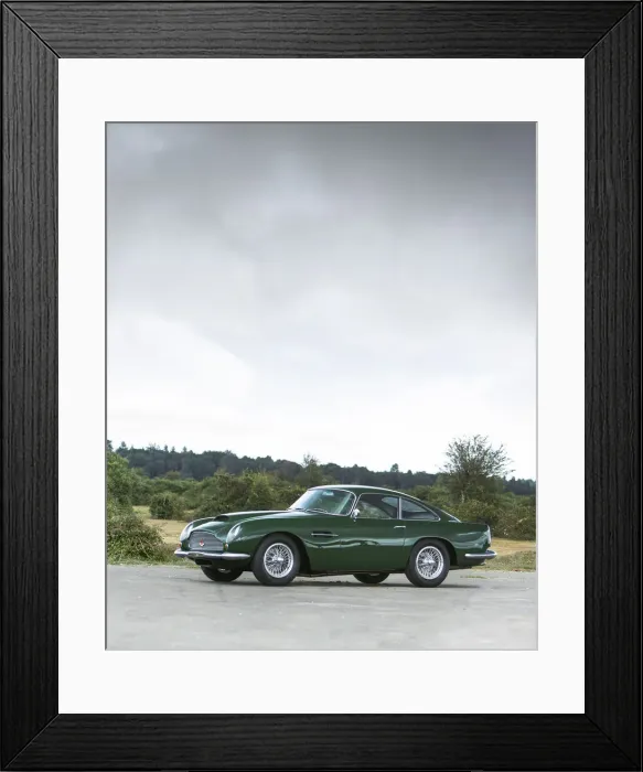 Framed Print : 1961 Aston Martin DB4 GT previously owned by Donald Campbell. Creator: Unknown Framed Print : 1961 Aston Martin DB4 GT previously owned by Donald Campbell. Creator: Unknown