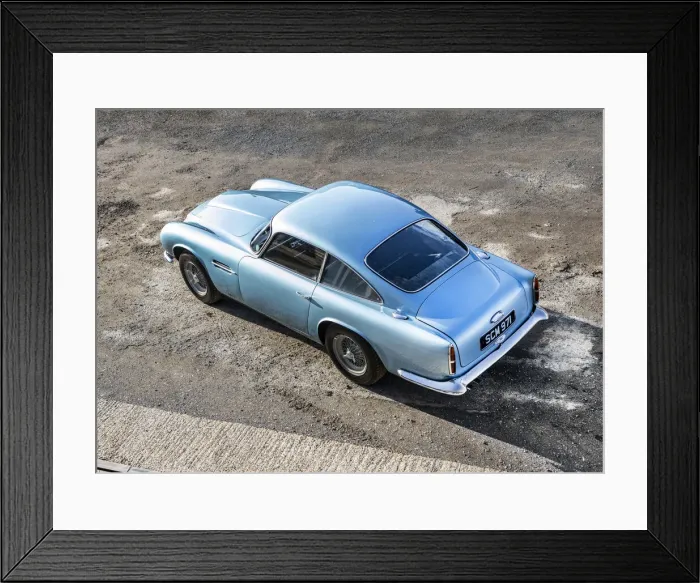 Framed Print : 1961 Aston Martin DB4 GT SWB lightweight. Creator: Unknown