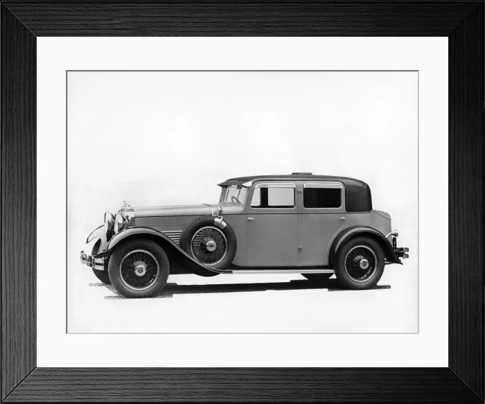 Framed Print : 1930 Stutz 8 cylinder 36. 4 hp saloon with coachwork by Weymann. Creator: Unknown Framed Print : 1930 Stutz 8 cylinder 36. 4 hp saloon with coachwork by Weymann. Creator: Unknown