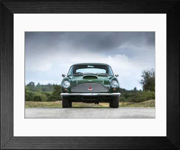 Framed Print : 1961 Aston Martin DB4 GT previously owned by Donald Campbell. Creator: Unknown Framed Print : 1961 Aston Martin DB4 GT previously owned by Donald Campbell. Creator: Unknown