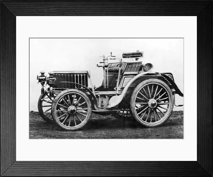 Framed Print : Benz 15hp entered by Eugen Benz for the Gordon Bennett Cup, 1900. Creator: Unknown Framed Print : Benz 15hp entered by Eugen Benz for the Gordon Bennett Cup, 1900. Creator: Unknown