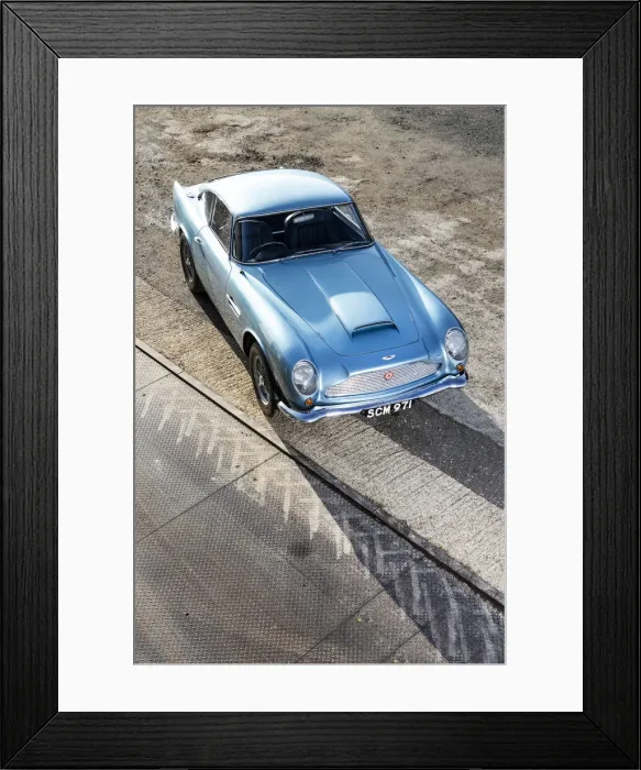 Framed Print : 1961 Aston Martin DB4 GT SWB lightweight. Creator: Unknown Framed Print : 1961 Aston Martin DB4 GT SWB lightweight. Creator: Unknown