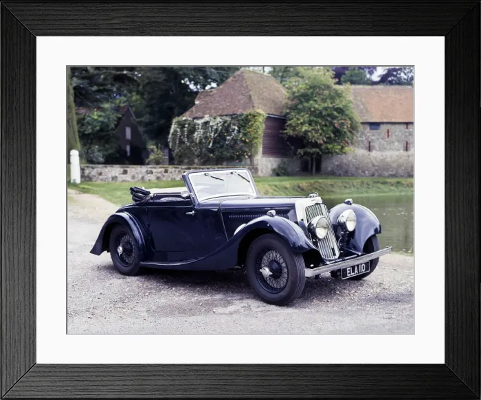 Framed Print : 1937 Aston Martin 2 litre Abbott body. Creator: Unknown Framed Print : 1937 Aston Martin 2 litre Abbott body. Creator: Unknown