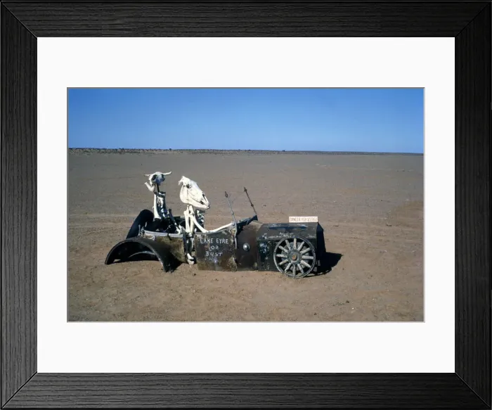 Framed Print : Scene during Bluebird CN7 world land speed record attempt, Lake Eyre, Australia, 1964 Framed Print : Scene during Bluebird CN7 world land speed record attempt, Lake Eyre, Australia, 1964