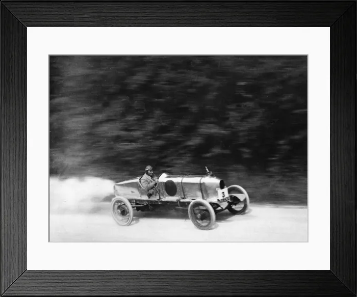 Framed Print : British racing driver George Bedford driving a Hillman Speed Model, 1922 Framed Print : British racing driver George Bedford driving a Hillman Speed Model, 1922