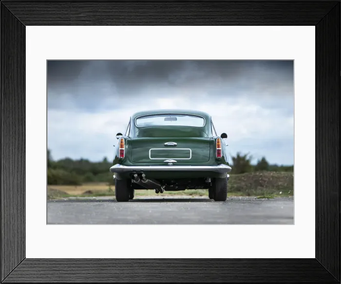 Framed Print : 1961 Aston Martin DB4 GT previously owned by Donald Campbell. Creator: Unknown Framed Print : 1961 Aston Martin DB4 GT previously owned by Donald Campbell. Creator: Unknown