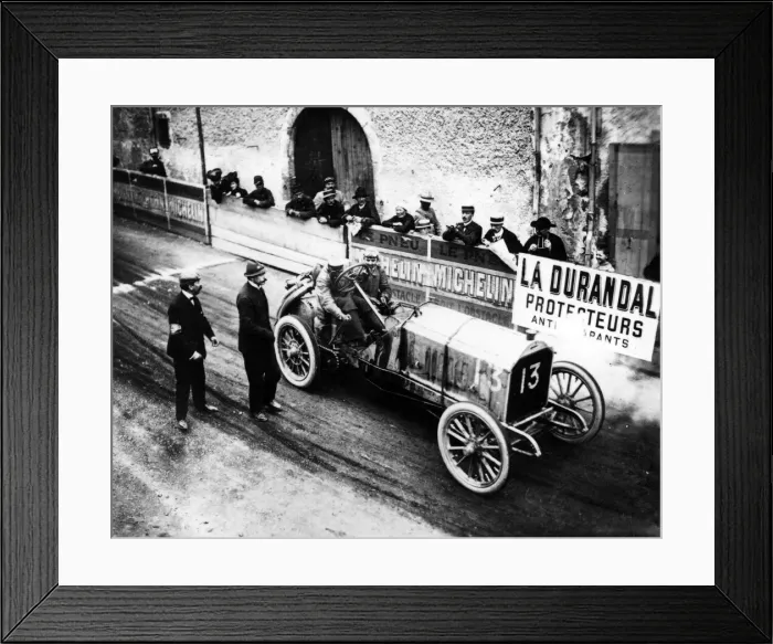 Framed Print : French racing driver Arthur Durays De Dietrich, Gordon Bennett Cup, Auvergne, France Framed Print : French racing driver Arthur Durays De Dietrich, Gordon Bennett Cup, Auvergne, France