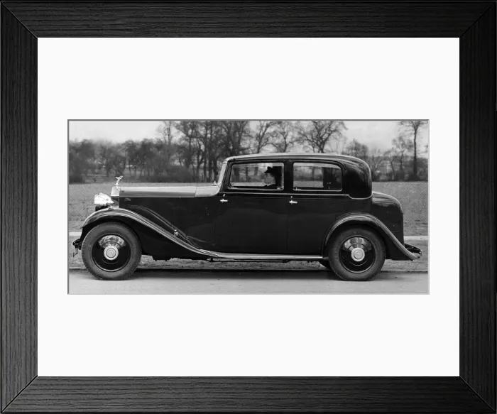Framed Print : 1933 Rolls-Royce 20 / 25 Hooper saloon. Creator: Unknown Framed Print : 1933 Rolls-Royce 20 / 25 Hooper saloon. Creator: Unknown