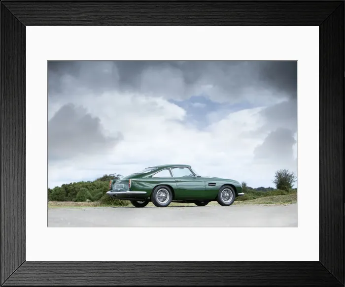 Framed Print : 1961 Aston Martin DB4 GT previously owned by Donald Campbell. Creator: Unknown Framed Print : 1961 Aston Martin DB4 GT previously owned by Donald Campbell. Creator: Unknown