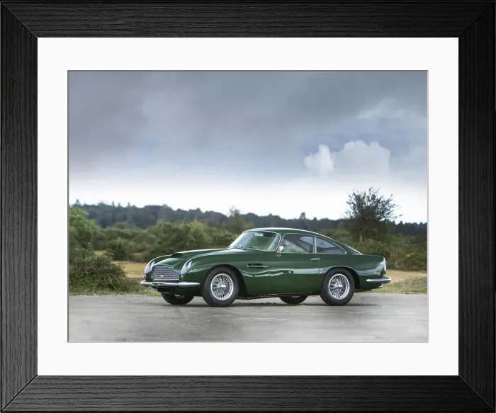 Framed Print : 1961 Aston Martin DB4 GT previously owned by Donald Campbell. Creator: Unknown Framed Print : 1961 Aston Martin DB4 GT previously owned by Donald Campbell. Creator: Unknown