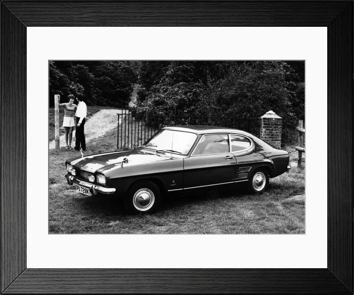 Framed Print : 1972 Ford Capri 1600L. Creator: Unknown Framed Print : 1972 Ford Capri 1600L. Creator: Unknown