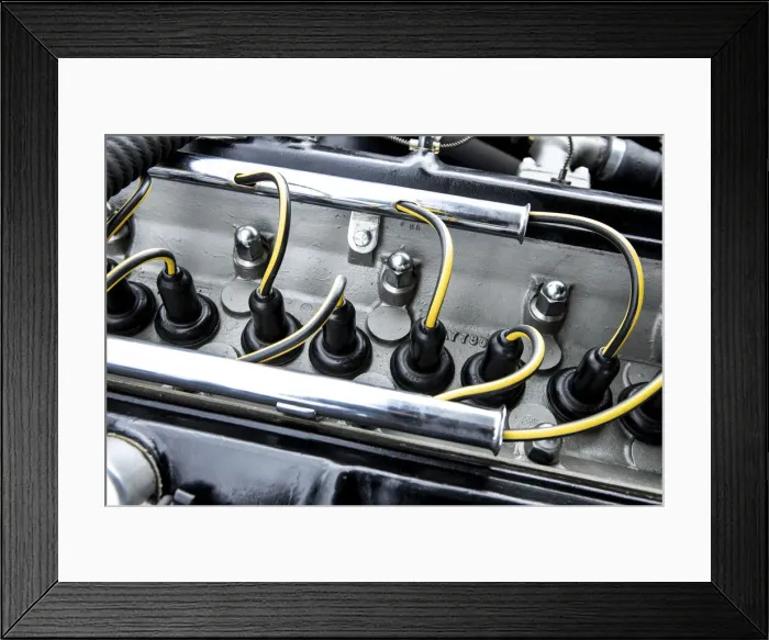 Framed Print : Engine of a 1961 Aston Martin DB4 GT previously owned by Donald Campbell Framed Print : Engine of a 1961 Aston Martin DB4 GT previously owned by Donald Campbell