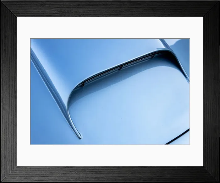 Framed Print : Air intake of a 1961 Aston Martin DB4 GT SWB lightweight. Creator: Unknown Framed Print : Air intake of a 1961 Aston Martin DB4 GT SWB lightweight. Creator: Unknown